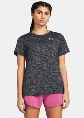 UNDER ARMOUR TECH TWIST T-SHIRT ΜΑΥΡΟ