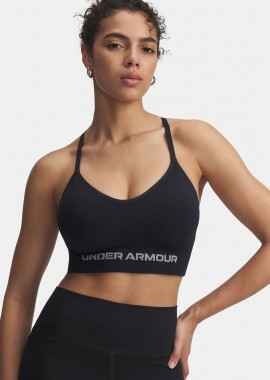 UNDER ARMOUR VANISH SEAMLESS LOW BRA ΜΑΥΡΟ