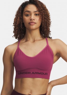 UNDER ARMOUR VANISH SEAMLESS LOW BRA ΡΟΖ