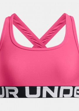 UNDER ARMOUR - UNDER ARMOUR GIRLS CROSSBACK SPORTS BRA ΡΟΖ