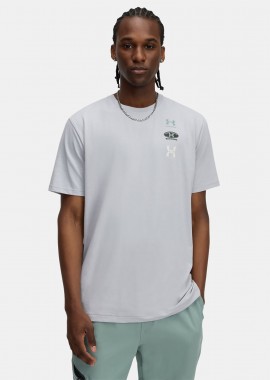 UNDER ARMOUR EVOL LOGO T-SHIRT ΓΚΡΙ