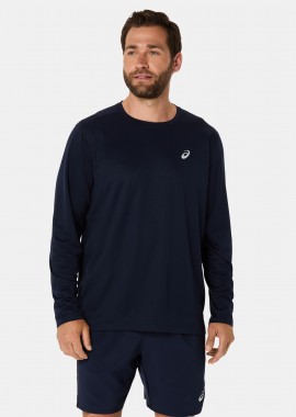 ASICS CORE LONG SLEEVE RUNNING SHIRT ΜΠΛΕ