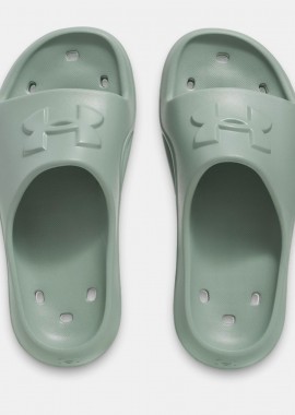 UNDER ARMOUR WOMEN'S LOCKER V SLIDES ΠΡΑΣΙΝΟ
