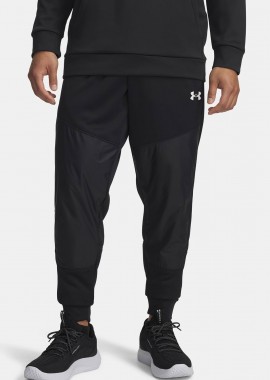 UNDER ARMOUR FLEECE PRO UTILITY PANTS ΜΑΥΡΟ