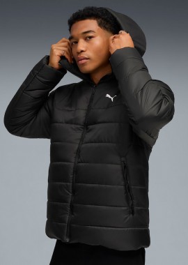PUMA ESSENTIALS OUTERWEAR MEN'S PUFFER JACKET ΜΑΥΡΟ