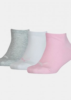 PUMA KIDS PLAIN SNEAKER SOCKS 3 PACK ΠΟΛΥΧΡΩΜΟ