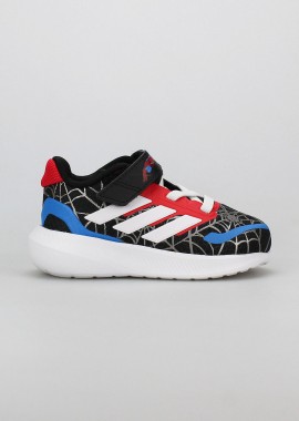 ADIDAS MARVEL'S SPIDER-MAN RUNFALCON 5 INFANTS SHOES ΜΑΥΡΟ