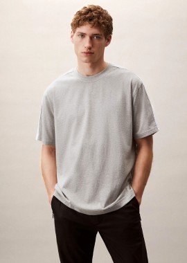 CALVIN KLEIN PERFORMANCE - CALVIN KLEIN GYM T-SHIRT ΓΚΡΙ