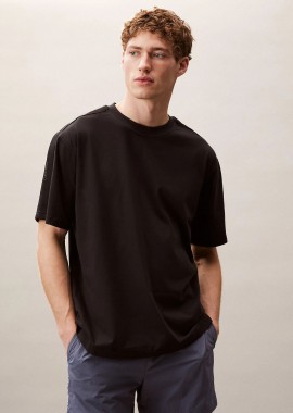 CALVIN KLEIN PERFORMANCE - CALVIN KLEIN GYM T-SHIRT ΜΑΥΡΟ