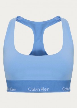 CALVIN KLEIN PERFORMANCE - CALVIN KLEIN MEDIUM SUPPORT SPORTS BRA ΜΠΛΕ