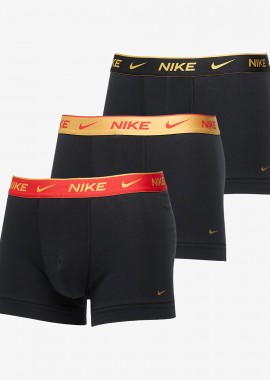 NIKE EVERYDAY TRUNK BOXER 3 PACK ΜΑΥΡΟ