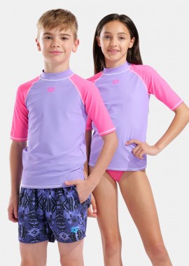 ARENA KIDS RASH VEST ΜΩΒ