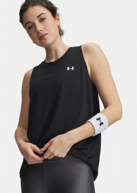 UNDER ARMOUR SOLID TECH TRAINING TANK ΜΑΥΡΟ