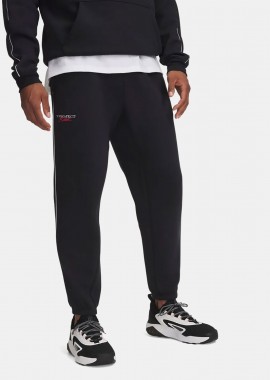 UNDER ARMOUR PROJECT ROCK ICON FLEECE JOGGERS ΜΑΥΡΟ