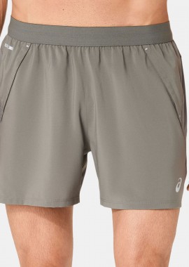 ASICS ROAD 5IN RUNNING SHORTS ΓΚΡΙ