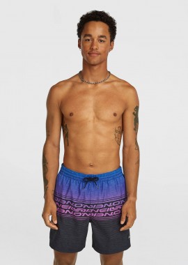 O'NEILL LOGO STRIPE 16'' SWIMSHORTS ΜΠΛΕ
