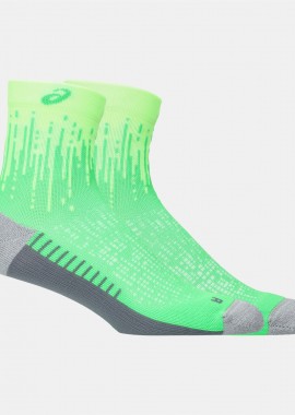 ASICS PERFORMANCE RUN QUARTER SOCK ΠΡΑΣΙΝΟ