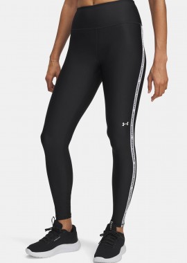 UNDER ARMOUR TECH WORDMARK TAPE LEGGINGS ΜΑΥΡΟ