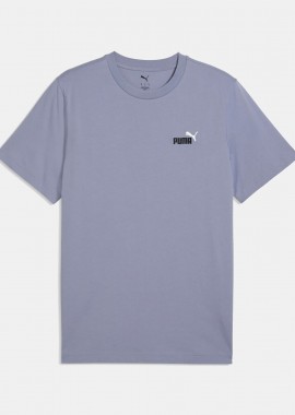 PUMA ESSENTIALS 2 COLOR SMALL NO. 1 LOGO T-SHIRT ΓΚΡΙ