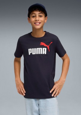PUMA BOY'S ESS 2 COLOR NO.1 LOGO T-SHIRT ΜΠΛΕ