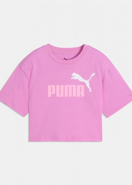 PUMA GIRLS ESS 2 COLOR NO. 1 LOGO SHORT LENGTH T-SHIRT ΜΩΒ