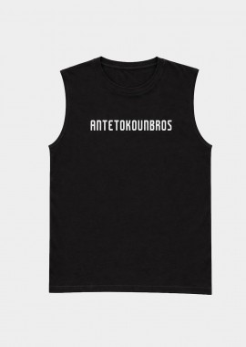 ANTETOKOUNBROS - ANTETOKOUNBROS AB BASELINE SLEEVELESS TANK TOP ΜΑΥΡΟ