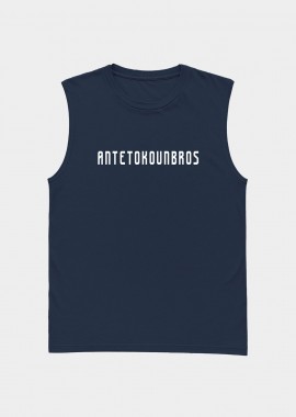 ANTETOKOUNBROS - ANTETOKOUNBROS AB BASELINE SLEEVELESS TANK TOP ΜΠΛΕ