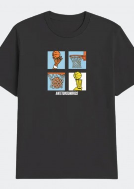 ANTETOKOUNBROS AB STORYBOARD T-SHIRT ΜΑΥΡΟ
