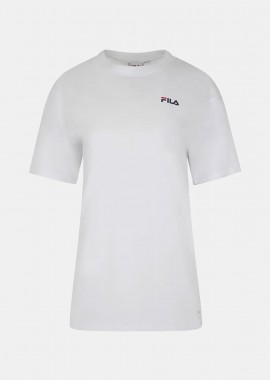 FILA WOMEN'S SMALL LOGO T-SHIRT ΑΣΠΡΟ
