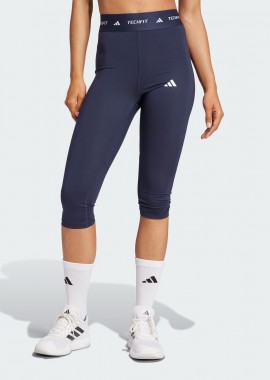 ADIDAS TECHFIT CAPRI LEGGINGS ΜΠΛΕ