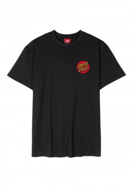 SANTA CRUZ - SANTA CRUZ T Shirts Classic Dot Chest T-Shirt - Μαύρο-SCA-TEE-10755-BLACK