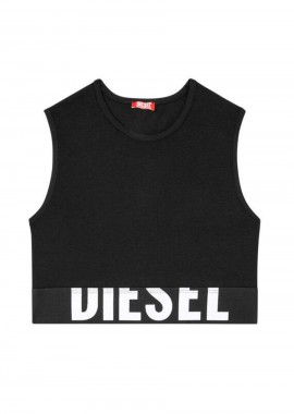 DIESEL γυναικείο tank top ADA-D-POP Tank – Μαύρο-S26A176610HMAU-BLACK