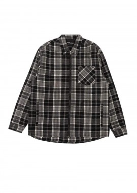 THE HUNDREDS overshirt Alma LS Woven - Μαύρο-T24F108011-BLACK