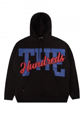 THE HUNDREDS Φούτερ με Κουκούλα THE Pullover - Μαύρο-T24F202005-BLACK