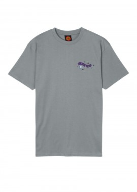 SANTA CRUZ T-Shirts ΑΝΔΡΙΚΑ Knibbs Invasion Hand Strip T-Shirt - ΓΚΡΙ-SCA-TEE-12580-GREY
