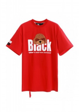 MOD WAVE MOVEMENT T-Shirt CAPSULE TEDDY- MW092020061 - ΚΟΚΚΙΝΟ-MW092020061-RED