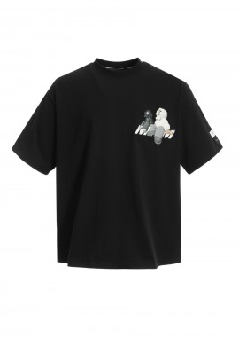 MOD WAVE MOVEMENT T-Shirts CAPSULE VG DOG- MW092020088 - BLACK-MW092020088-BLACK