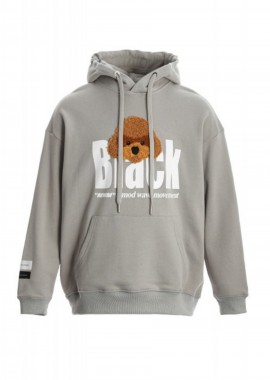 Mod Wave Movement - MOD WAVE MOVEMENT Φούτερ με Κουκούλα CAPSULE TEDDY- MW093060062 - ΓΚΡΙ-MW093060062-GREY