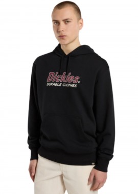 DICKIES - DICKIES Φούτερ με Κουκούλα WILLISTON HOODIE - ΜΑΥΡΟ-DK0A87NOBLK1-BLACK