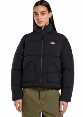 DICKIES Μπουφάν SUMMERDALE PUFFER - ΜΑΥΡΟ-DK0A87OGBLK1-BLACK