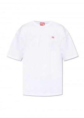 DIESEL - DIESEL Ανδρικα T-Shirts T-BOXT-R30 T-SHIRT - ΛΕΥΚΟ-A164000QIAM-WHITE