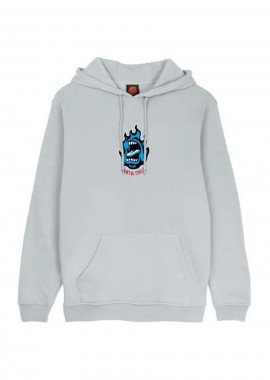 SANTA CRUZ - SANTA CRUZ Ανδρικό Φούτερ με Κουκούλα Screaming Flame Front Hood- Γκρι-SCA-HDY-10211