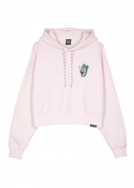 SANTA CRUZ Γυναικείο Φούτερ με Κουκούλα Field Check Butterfly - ΡΟΖ-SCA-WHD-1140-PINK