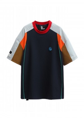 MOD WAVE MOVEMENT Technical Unisex T-Shirt - Μπλε-MW082020563-BLUE