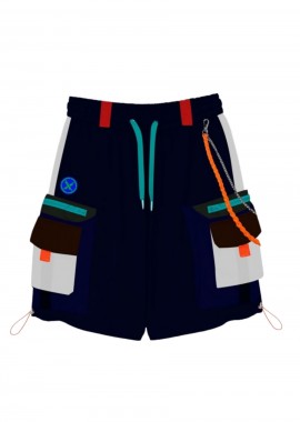 Mod Wave Movement - MOD WAVE MOVEMENT Technical Cargo Shorts - Μπλε-MW082040565-BLUE