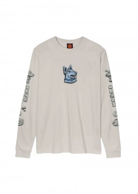 SANTA CRUZ - Santa Cruz Μακρυμάνικη Μπλούζα Winkowski Dog - Off White-SCA-LTE-9784