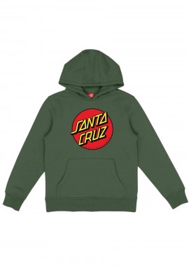 SANTA CRUZ - SANTA CRUZ Παιδικό Φούτερ Classic Dot Hood – Πράσινο-SCA-YHD-9260