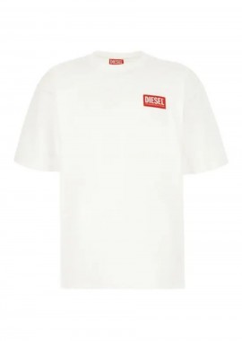 DIESEL - DIESEL Ανδρική Μπλούζα T-BOXT-LAB - Λευκό-A149470NIAR-WHITE