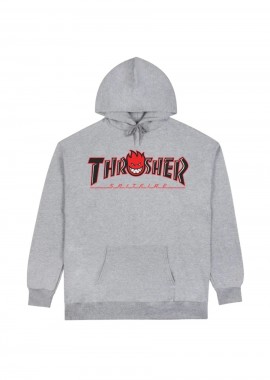 Thrasher x Spitfire Φούτερ Big Head Outline - Γκρι-315076-GREY