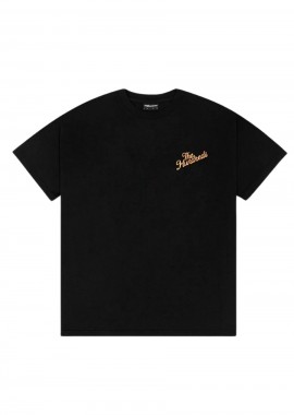 THE HUNDREDS - THE HUNDREDS T-Shirts Snake Slant T-Shirt - ΜΑΥΡΟ -T25P101010-BLACK